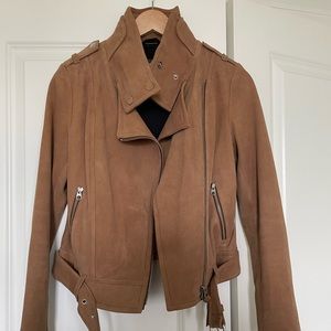 XS Goatskin Mackage Jacket Nude/ Tan